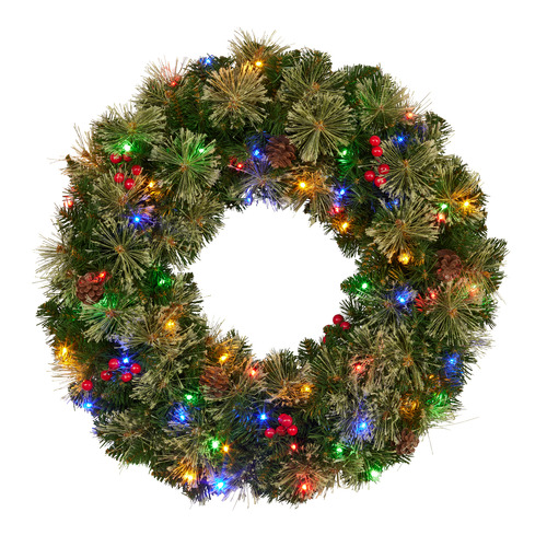 61cm Basit LED Christmas Wreath