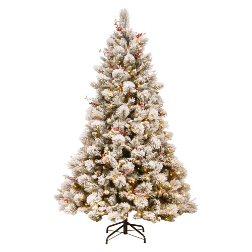 229cm Snowy Bedford LED Christmas Tree