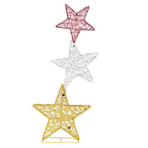 Kendry Triple Star LED Christmas Light Display