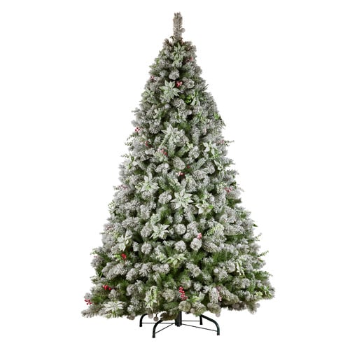 Snowy Crown Pine LED Christmas Tree