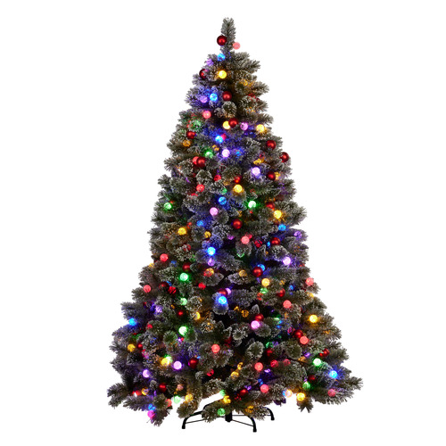 Eira Snowy Bristle LED Christmas Tree