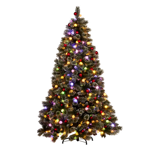 Eira Snowy Bristle LED Christmas Tree