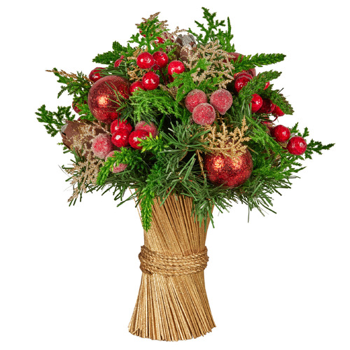 Burgundy Ficus Garland Thick Leaves
