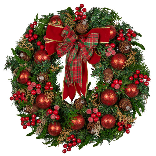 Burgundy Ficus Garland Thin Leaves