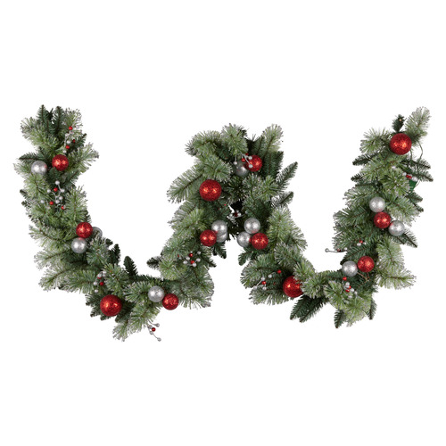 Rosa LED Christmas Garland with Bells