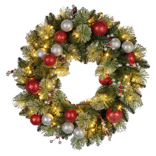 Rosa LED Christmas Wreath with Bells