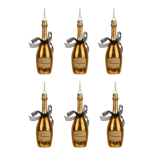 Fancy Champagne Hanging Ornament