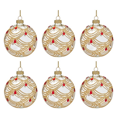 Jewel Glass Baubles