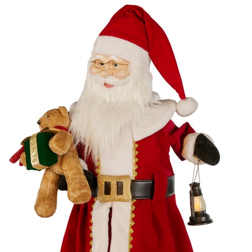 Wesley Animated Santa Claus Christmas Ornament