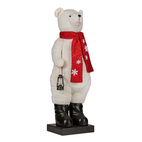 White Firesa Bear LED Christmas Decoration