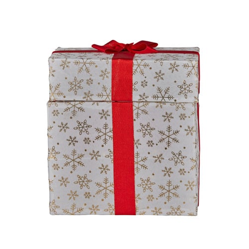 Glistenna Snowman in A Gift Box LED Christmas Decoration
