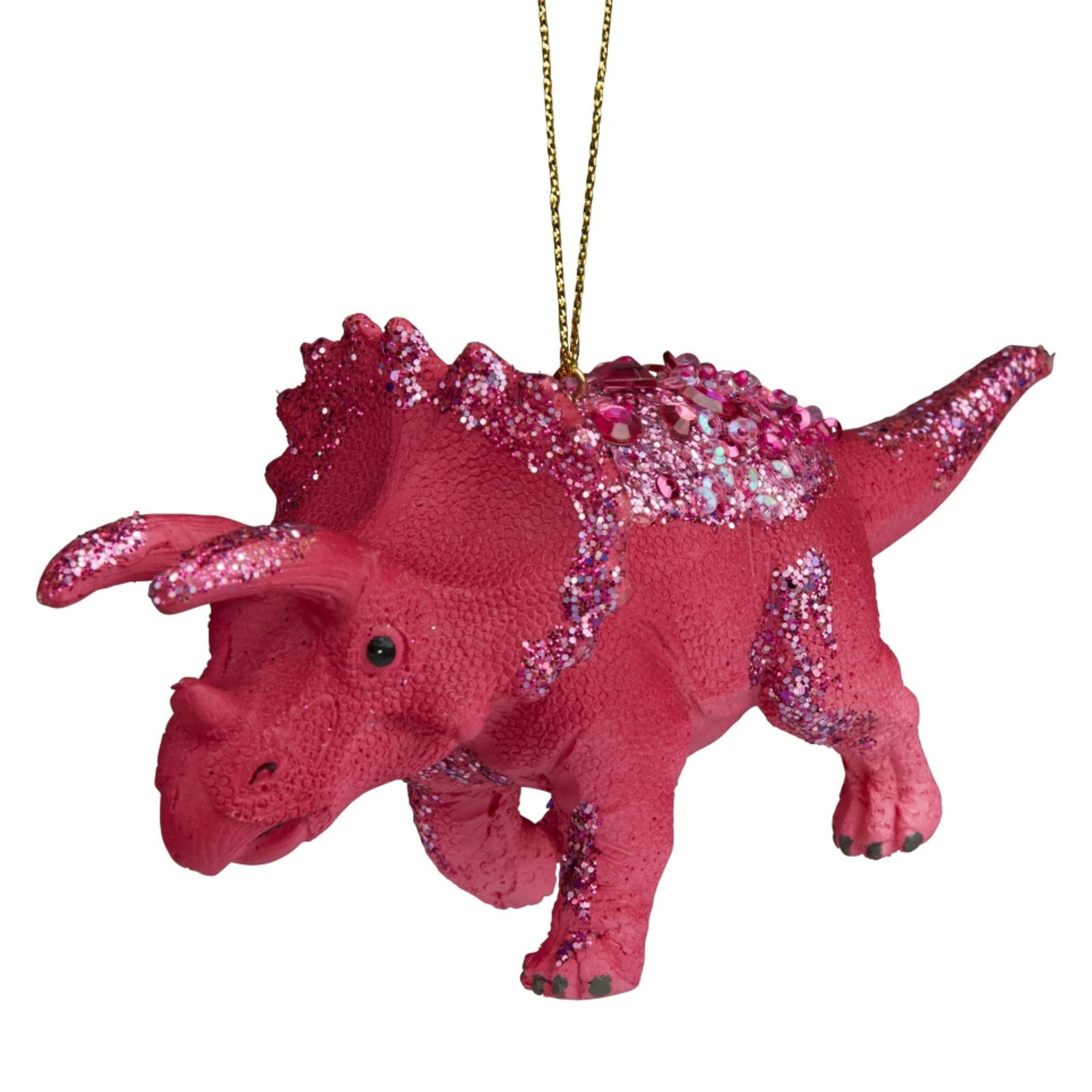 4 Piece Wilbur Dinosaurs Hanging Ornament Set