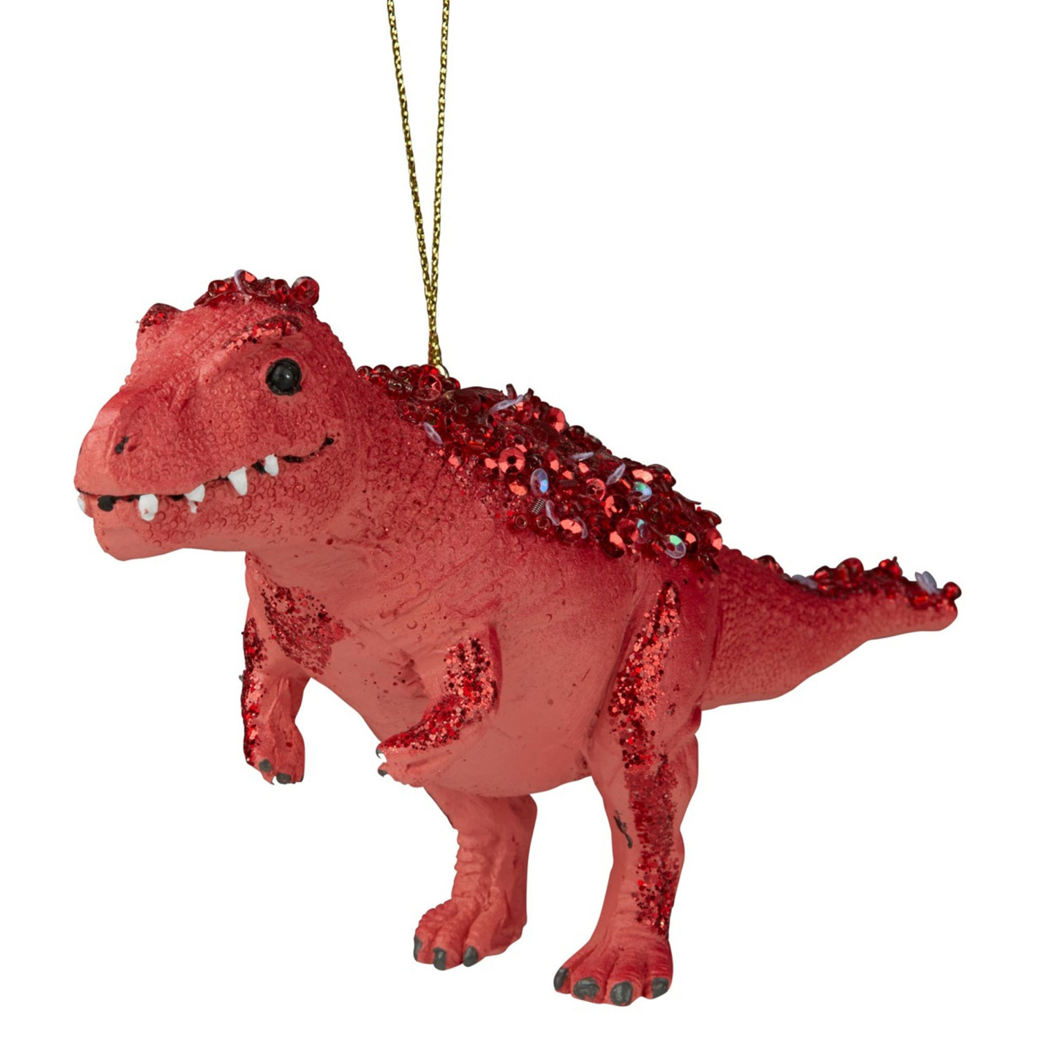 4 Piece Wilbur Dinosaurs Hanging Ornament Set