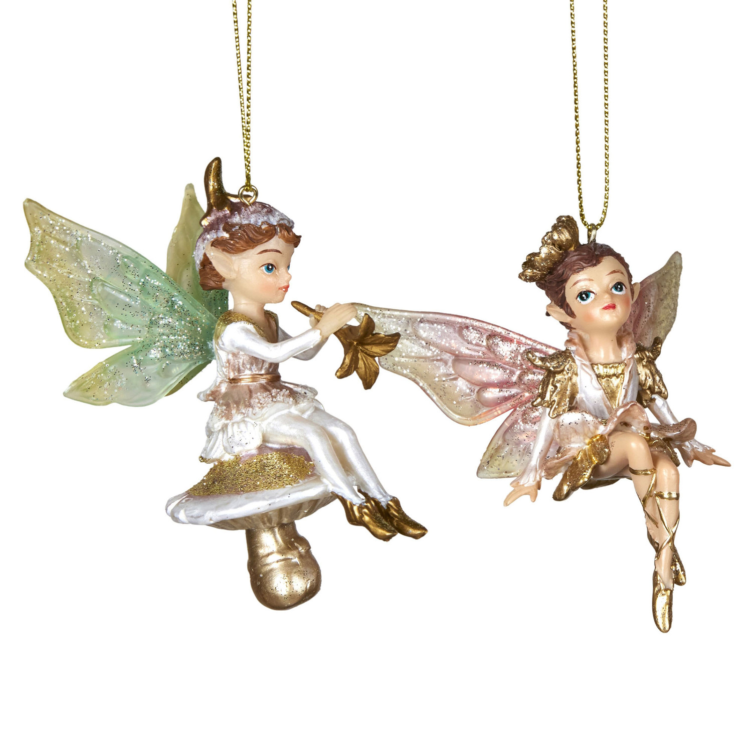3 Piece Lira Fairies Hanging Ornament Set