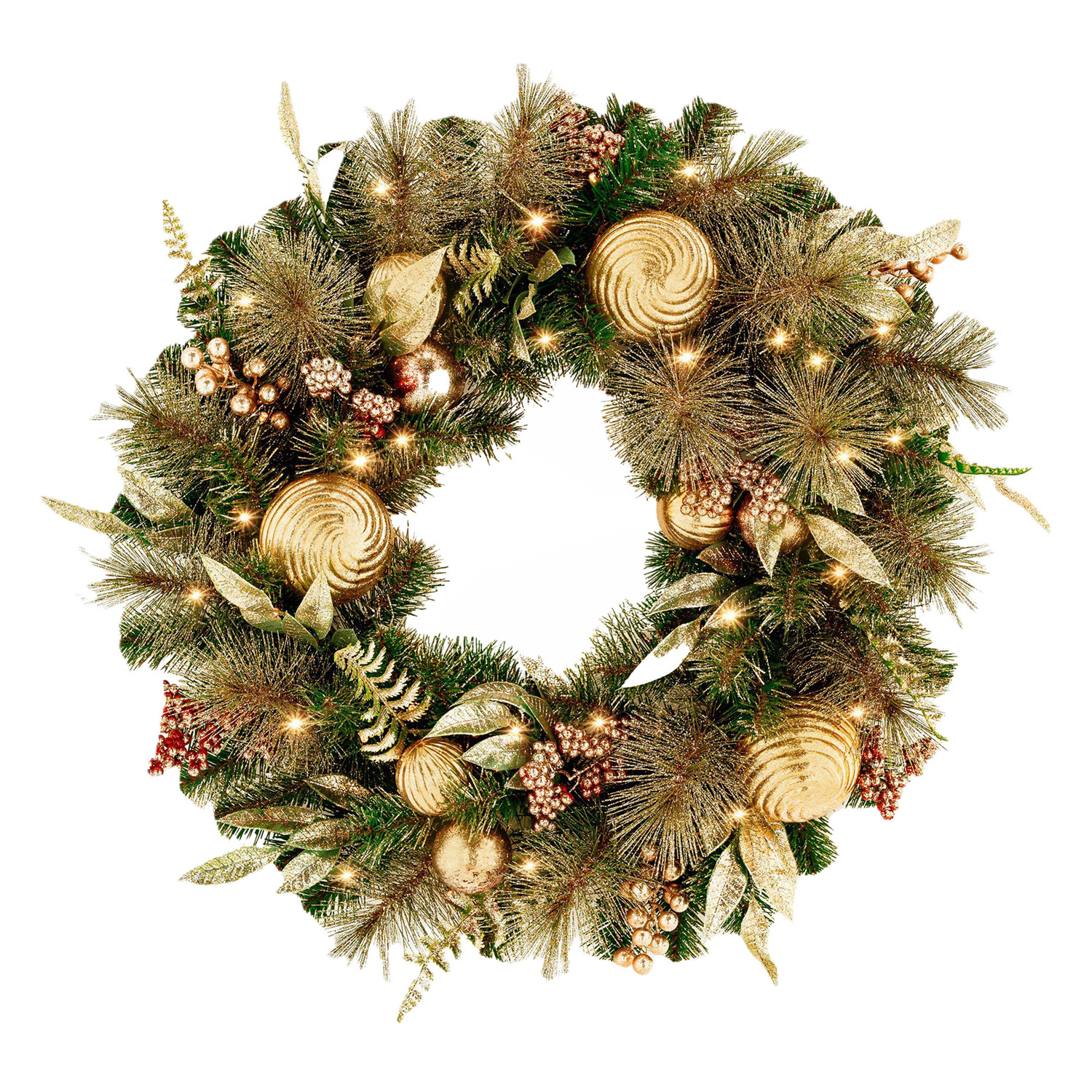 61cm Aneira Christmas Wreath