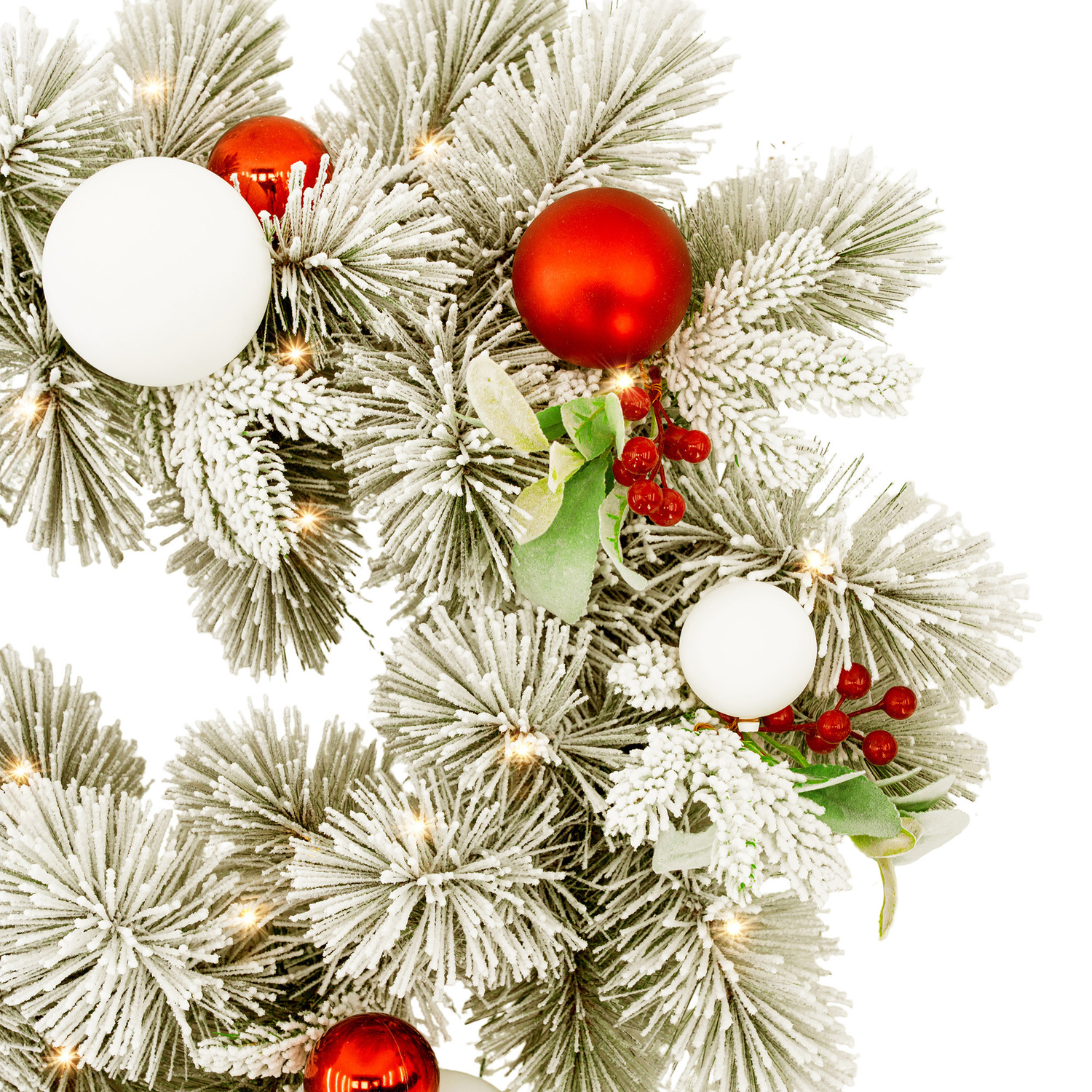 274cm Snowy Elegance Christmas Garland
