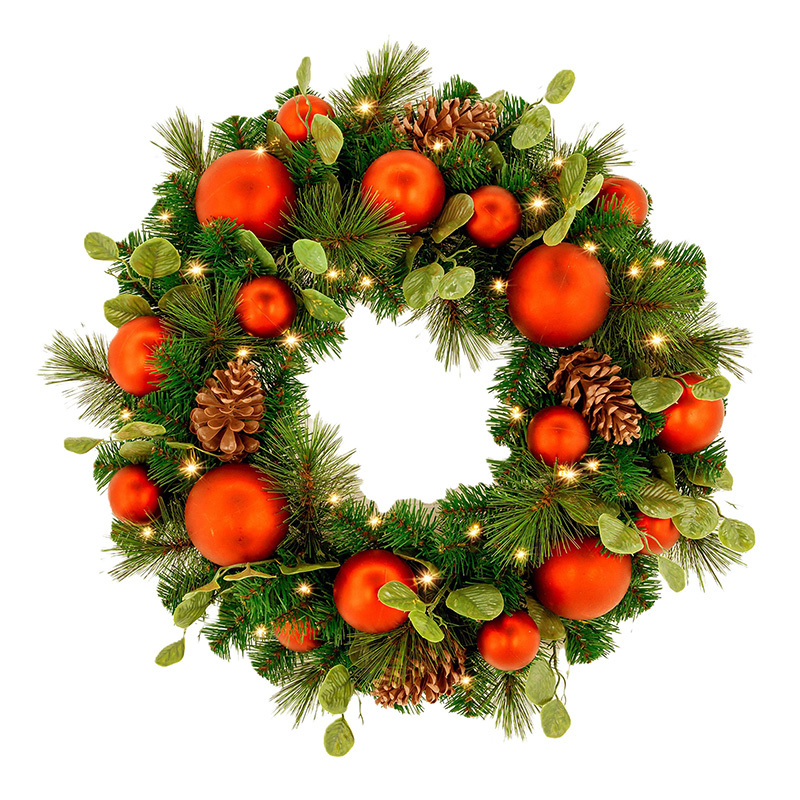 61cm Xylia Christmas Wreath