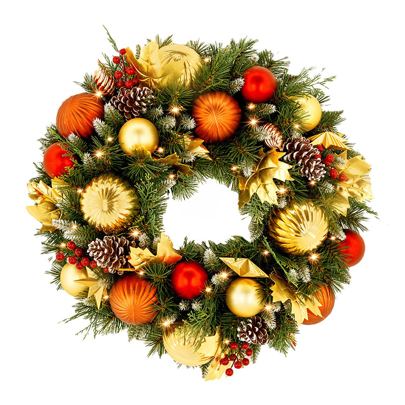 61cm Fauna Christmas Wreath