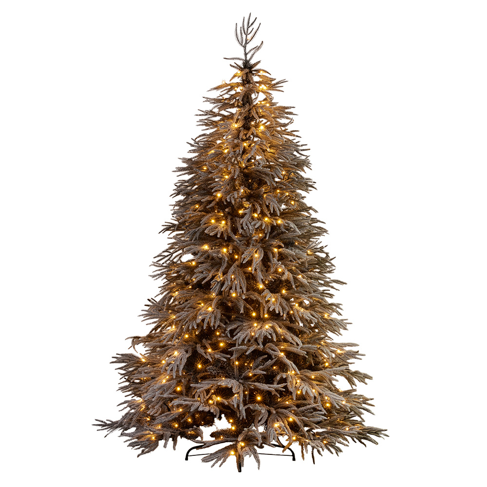 Selma Midnight Snow LED Christmas Tree