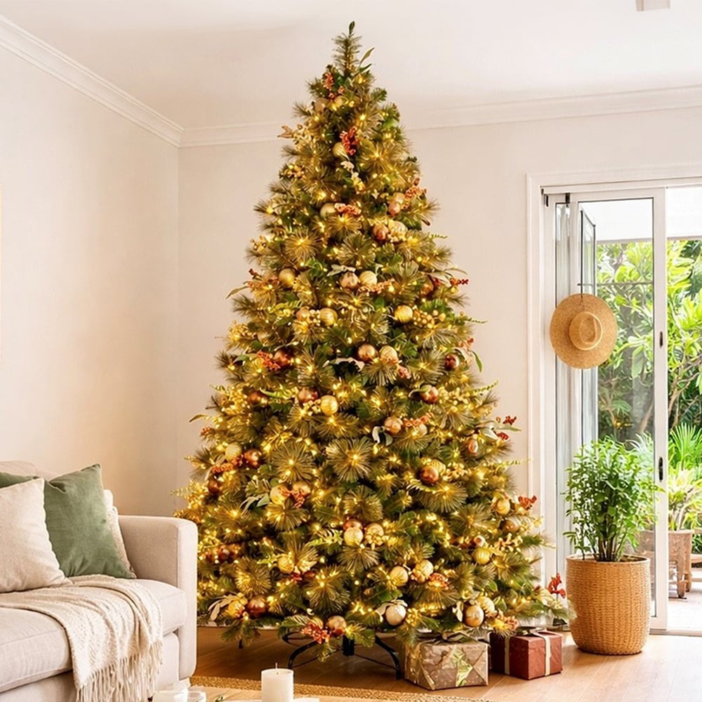 Palmer Deluxe Mountain Pine LED Christmas Tree