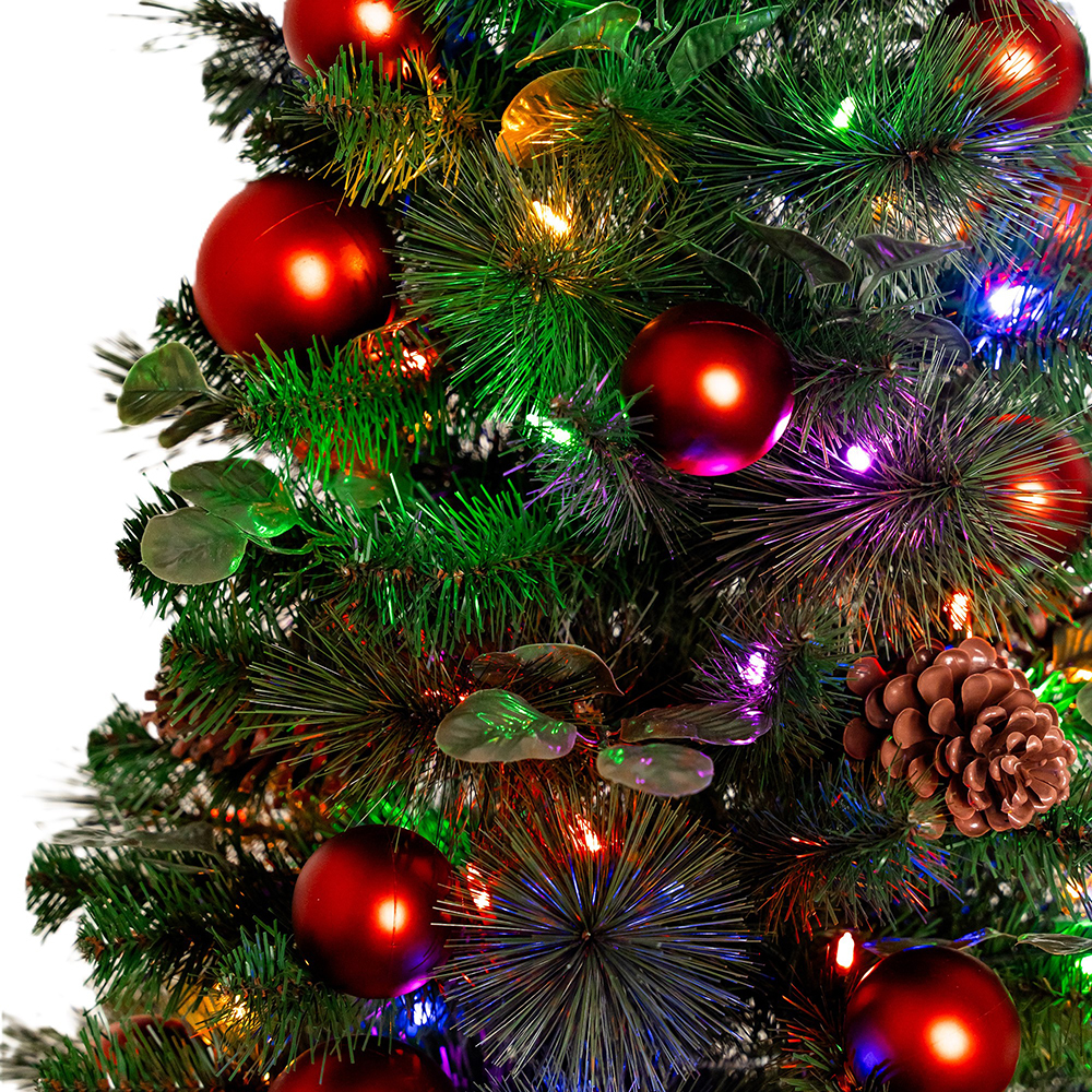 Mason Sable Fir LED Potted Christmas Tree