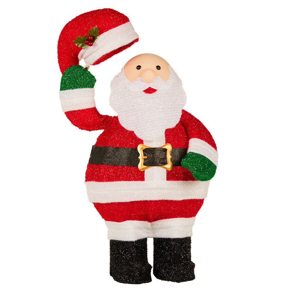 Austin Santa with Hat LED Christmas Ornament