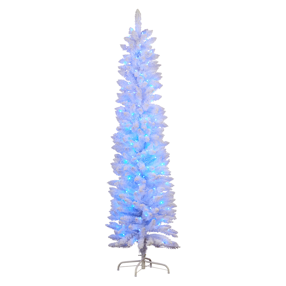 White Asbury Fairy Floss LED Christmas Tree
