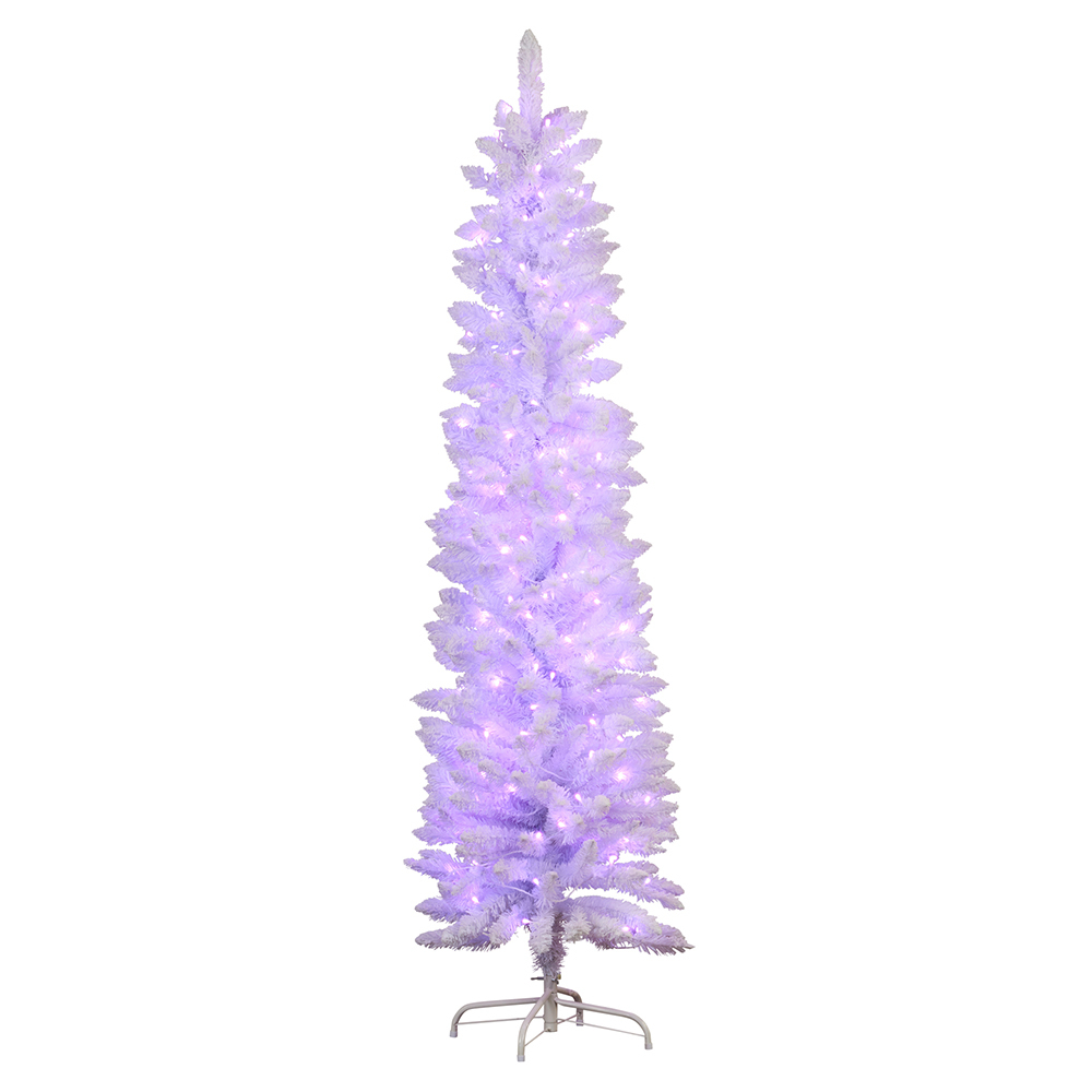 White Asbury Fairy Floss LED Christmas Tree