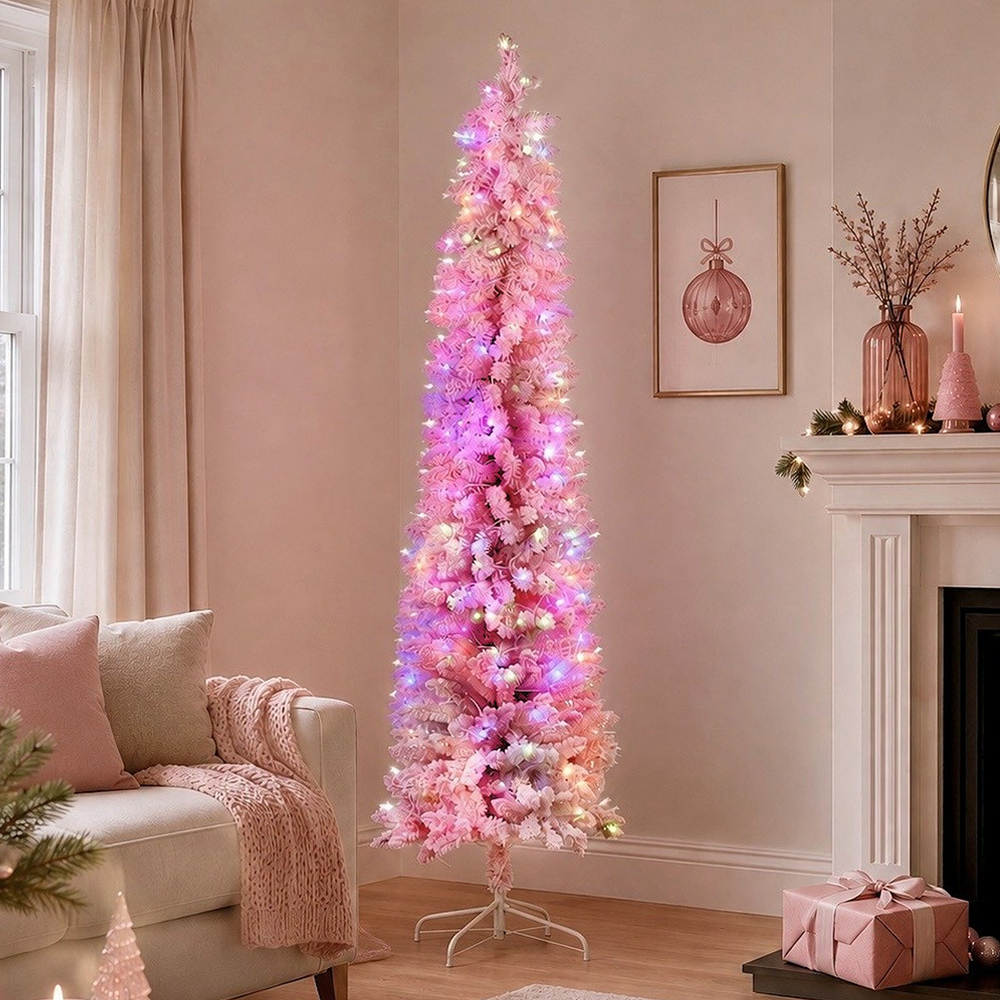 Pink Asbury Fairy Floss LED Christmas Tree