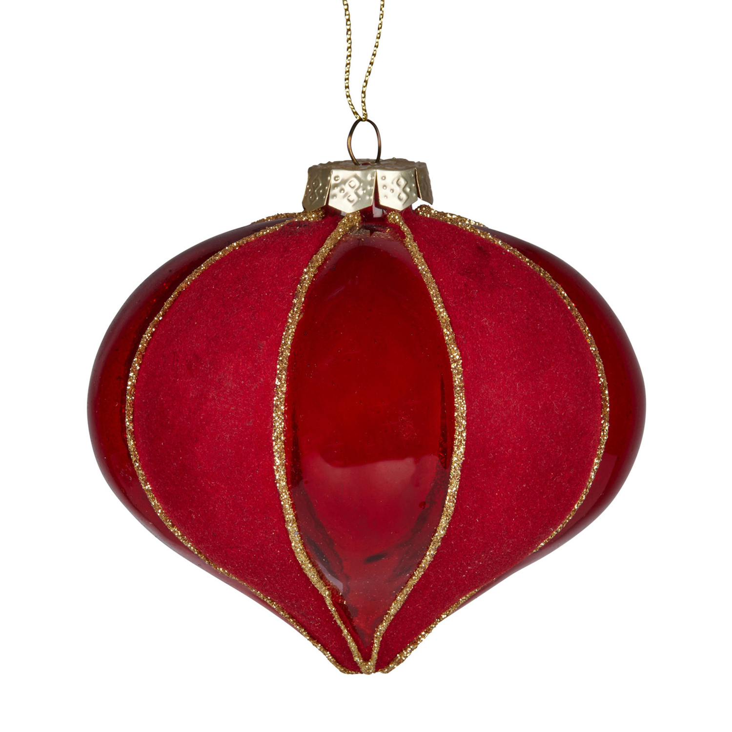 Onion -Look Glass Baubles