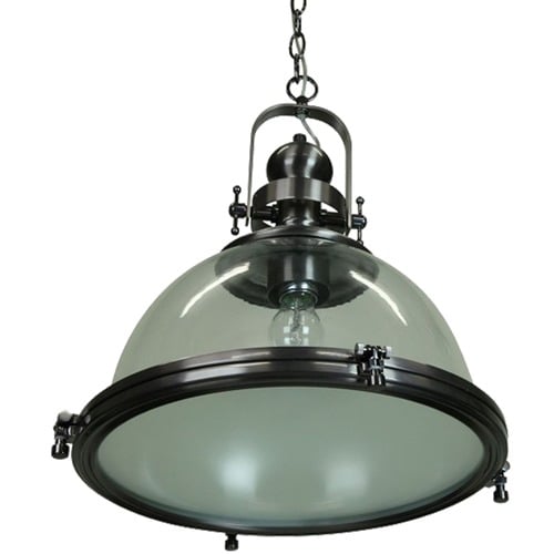 Gaia Industrial Clear Pendant Light