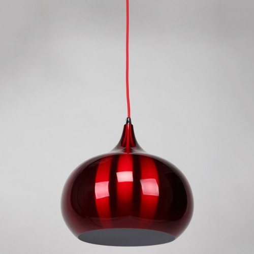 red mini pendant light