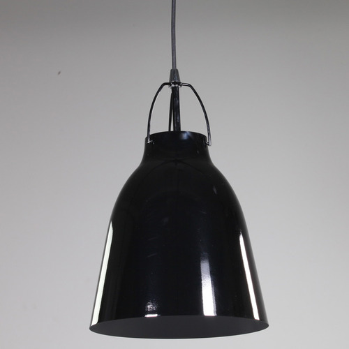 black gloss pendant light