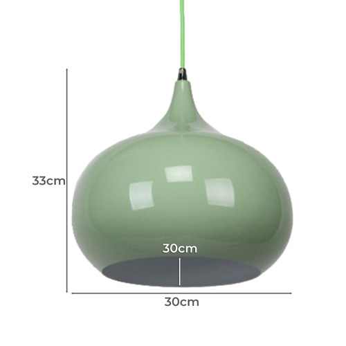 Green Sellicks 1 Light Metal Pendant