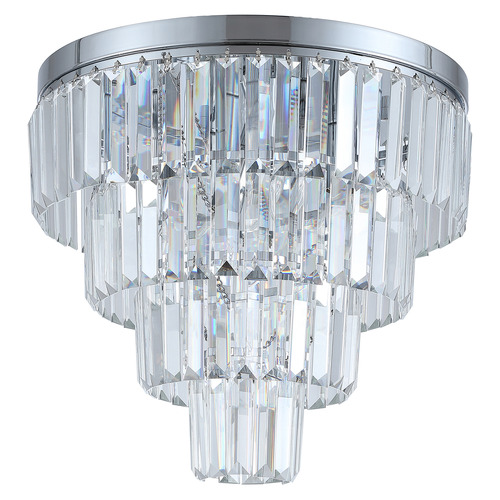 4 Drop Classic Chrome Close to Ceiling Light