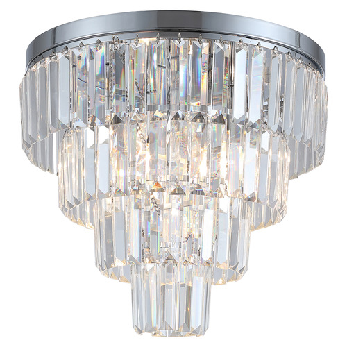 4 Drop Classic Chrome Close to Ceiling Light