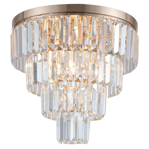 4 Drop Classic Chrome Close to Ceiling Light