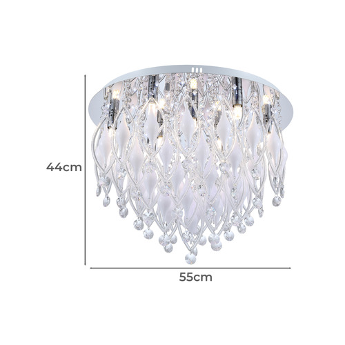 Chrome Brunel Ceiling Light