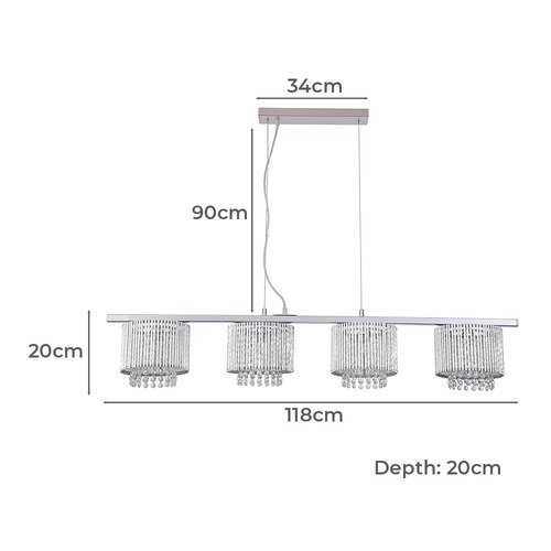Steinmetz 4 Light Pendant