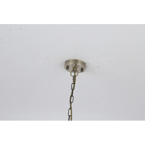 Tamara Iron & Glass 8 Light Chandelier