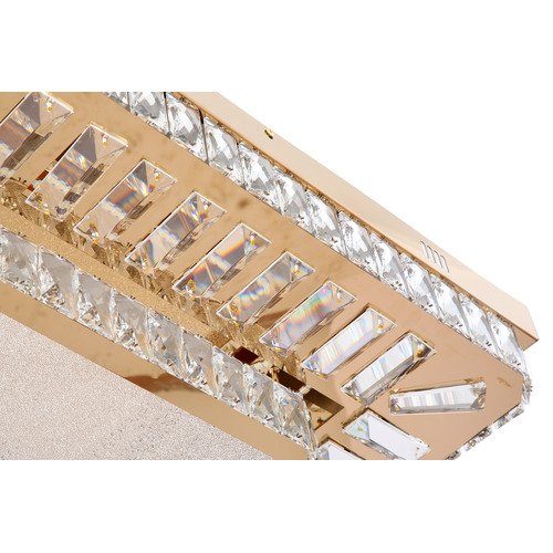 Lynn Iron & Glass Flush Mount Ceiling Light