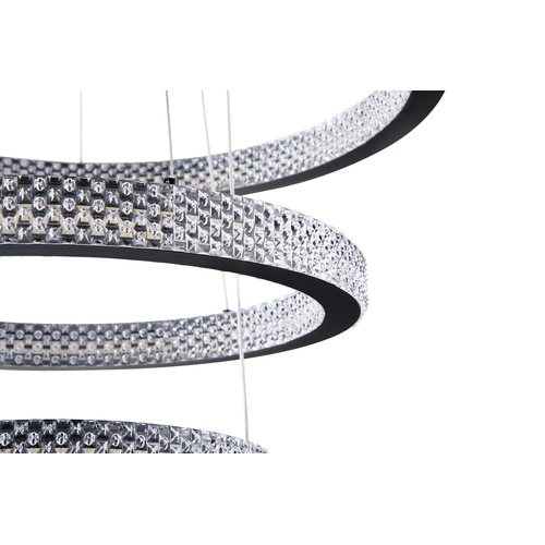Jones Iron & Glass 3 Tier Pendant Light