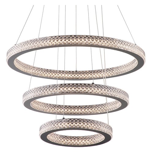 Jones Iron & Glass 3 Tier Pendant Light