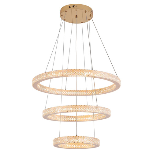 Jones Iron & Glass 3 Tier Pendant Light