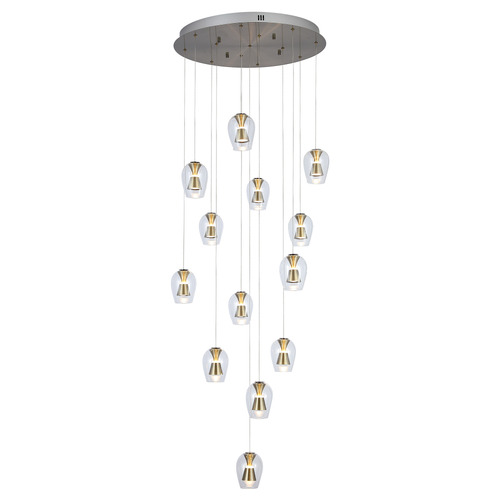 Betsy Iron & Glass 13 Light Pendant