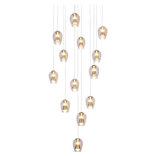 Betsy Iron & Glass 13 Light Pendant