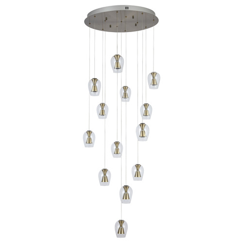 Betsy Iron & Glass 13 Light Pendant