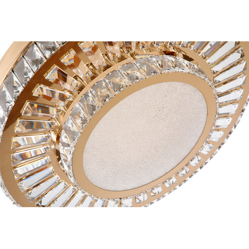 Marlene Iron & Glass Flush Mount Ceiling Light