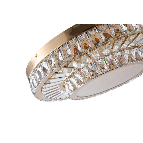 Marlene Iron & Glass Flush Mount Ceiling Light