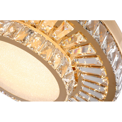 Marlene Iron & Glass Flush Mount Ceiling Light